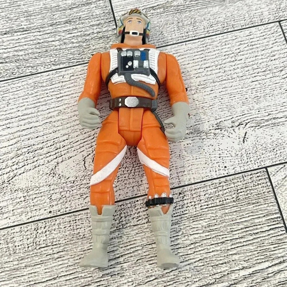 Star Wars Luke Skywalker Xwing Pilot 3.75” Action Figure The Power of Force POTF - Picture 1 of 8